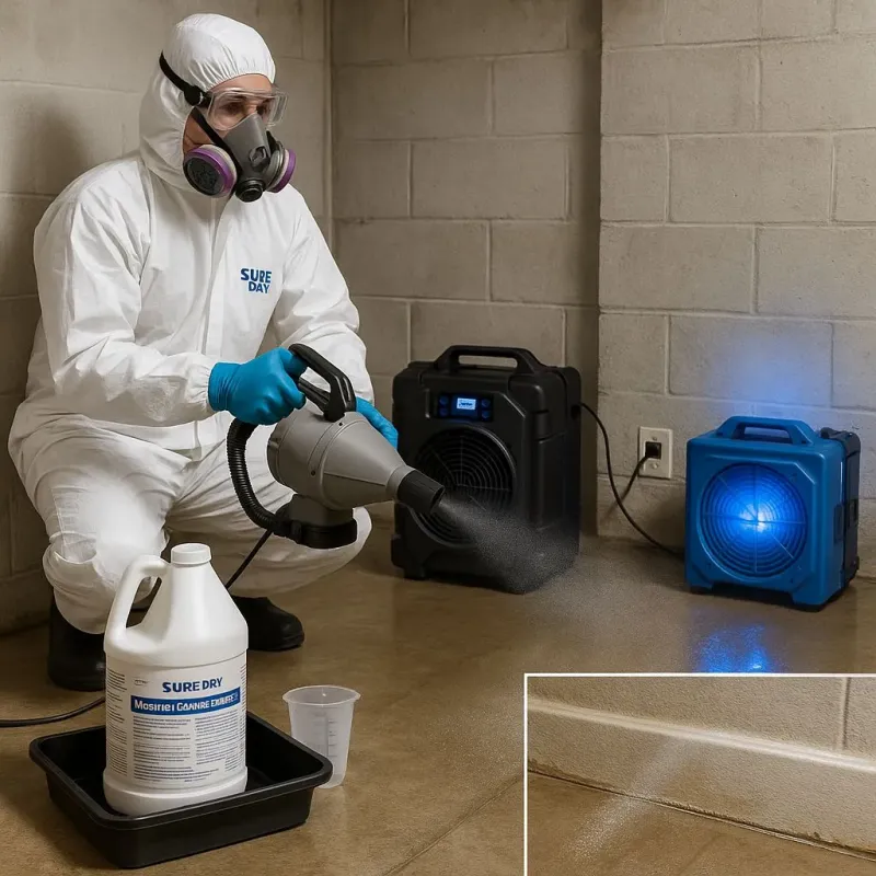 Sanitization and Odor Removal process in Quitman, TX